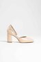 Light Yellow Patent Leather Women's Heeled Shoes Tr18Ms04B - 2