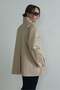 Beige Rael Stand Collar Trench Coat - 3