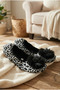 Velvet, Stoned Double Bowknot Home Slippers, Daily Gift Hajj Umrah Dowry Non-Slip Pisi Pisi Booties Slippers - 2