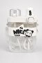 Double Compartment Nice Cool Flask, Double Lid, Children's Water Bottle with Straw, Water Bottle with Neck Strap for School - 4