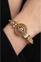 Steel Evil Eye Women's Handcuff Bracelet – 18 cm Gold Color Bracelet |   Non-Tarnish Women's Jewelry - 3