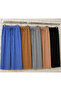 Women's Blue Sofia Linen Double Pocket Wide Leg Trousers - 6