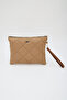 Lavita Portfolio & Clutch Bag with Removable Wrist Strap Taba 25 X 19 cm - 2