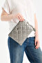 Lavita Portfolio & Clutch Bag with Removable Wrist Strap Gray 25 X 19 cm - 7