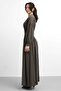 Molly Nelly Women's Side Tie Long Dress - 5