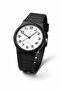 Silicone Band Black Color White Dial Gift Boy's Wristwatch - 4