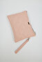 Lavita Portfolio & Clutch Bag with Removable Wrist Strap Pink 25 X 19 cm - 5