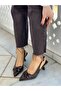 Brown Wrinkled Leather (Bow) Bow Detail Women's Stiletto - 2
