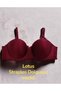 Women's Lotus (Strapless Unpadded) Gathering Bra Set Without Underwire, 3-Piece. - 3