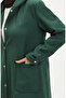 Hooded stamp cap 1691-01 emerald green - 4
