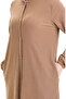 Hooded button cap 7272-02 mink - 4