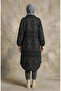 Ethnic Patterned Button Transitional Coat 2500-05 Khaki Anthracite - 8