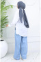 Tensel Buy Elasticated Jeans 7568-04 Sky Blue - 5