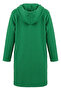 Hooded Buttoned Winter Cap 2251-03 Green - 6