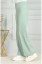 Wide Leg Trousers 1149-08 Water Green - 3