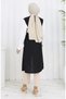 Simple Thin Basic Long Vest Women's Vest Plus Size Vest 8763-01A Black - 6