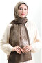 Karaca Natural Fiber Shawl 82010-07 Dark Beige