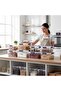 Set of 12 15 Liter (15X12) Horizontal Food Storage Containers with Plastic Lock-Lids Kitchen Interior-Exterior Organizer - 4