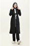 Zippered Two Thread Tracksuit Suit 03074-07 Navy Blue - 2
