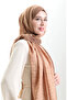 Karaca natural fiber shawl 82008-17 brown mustard - 3