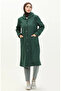 Hooded stamp cap 1691-01 emerald green