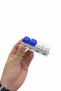 Blue and White Fan-Lighted 4-Piece Stress Reliever Mechanical Key Keychain with Sound Mechanical Key Feel - 4