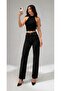 Rose Extra Super High A.C.A.I.P Loose Jeans Palazzo Pants