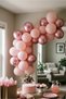 Pink Chrome Balloon Set 30 Pieces Baby Girl Baby Shower Henna Engagement Birthday Party Decoration