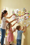 Children And Baby Room Cheerful Owl Family Picture Wall Decor Ornament 105x56 Cm Sticker PVC - 4