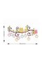 Children And Baby Room Cheerful Owl Family Picture Wall Decor Ornament 105x56 Cm Sticker PVC - 6