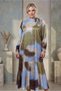 SATIN JACQUARD PLUS SIZE DRESS 20515
