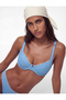 Underwire Bikini Top with Lace Trim, No Pads