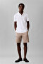 Ss Tech Birdseye Interlock Polo Men's Polo Collar T-Shirt White - 3