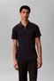 Ss Slim Supima Zip Polo Men's Polo Collar T-Shirt Navy Blue - 2