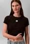 Ss Woven Label Class Women's Crew Neck T-Shirt Black - 4