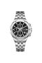 LC08104.350 Men Multi Function Display Watch & Metal Strap Silver - 4