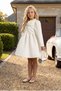 Chic Girl's Evening Dress, Event Dress & Bolero & Hair Accessories, Ages 3-4-5-6-7 35375Pr - 2