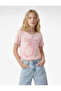 Cotton Short Sleeve Crew Neck Printed T-Shirt - 2