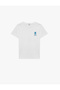 Crew Neck Short Sleeve Cotton Printed T-Shirt - 4
