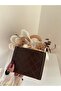 Women's Quilted Detailed Faux Leather Wallet - 3