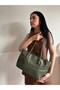 Women's Kardelen Model Knitted Detailed Hand and Shoulder Bag - 2