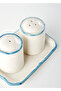 Mabel Stoneware Salt and Pepper Shakers Blue - 2