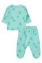 Turtle Print Bodysuit Sets - Green - 2