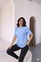Women's Crew Neck Basic Short Sleeve Regular Relaxed Fit T-Shirt 6644 - 3