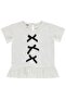 Bow Button Printed 6-18 Months Set - Ecru - 2