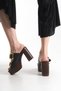 Maria Women's Double Band Wedge Heel Slippers A003-K766 - 8