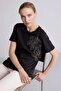 100% Cotton Regular Fit Crew Neck Embroidery Print Printed Combed Cotton Short Sleeve T-Shirt F6479Ax25Au