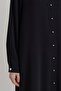 Plus Size Hakim Collar Basic Tunic Black - 3
