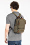 Unisex Multi-Compartment Daily Use Canvas Fabric Backpack and Crossbody Bag - 3