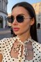 Jewells Women's Square Black Ultra Light Uv400 Filtered Black Sunglasses - 3